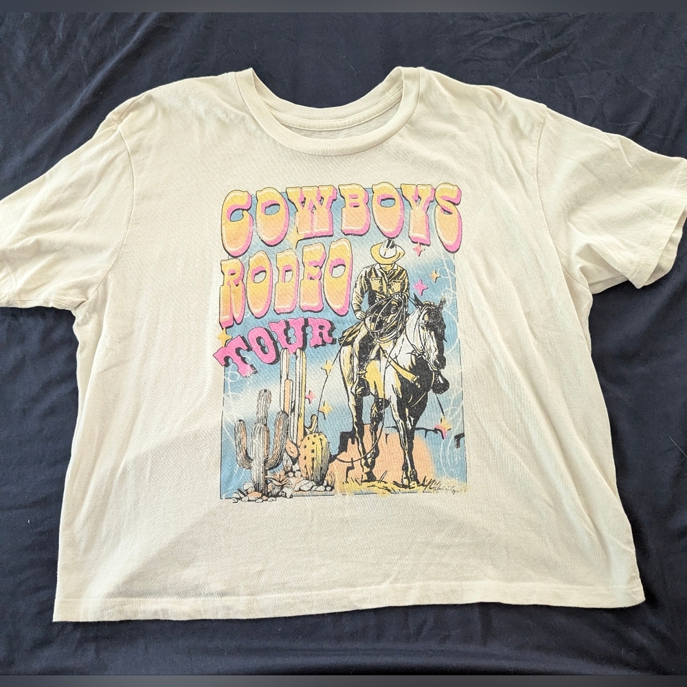 Rebellious One Cowboys Rodeo Tee